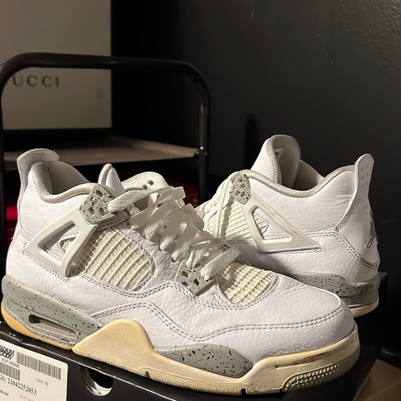 Air Jordan 4 retro white Oreo size 7. Very good condition check last pic please - Picture 2 of 6